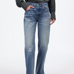 Madewell Dean Easy Straight jeans Monessen wash 24 BNWT